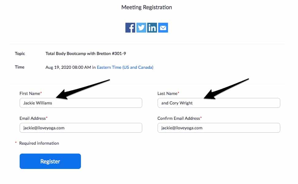 Zoom Meet Registration Zoom Meet Registration